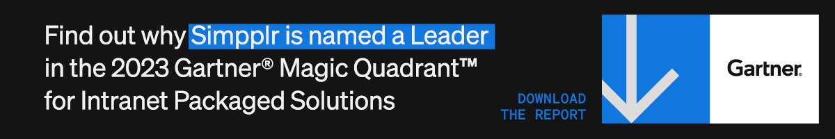 Gartner Wave Simpplr Named an Intranet Leader