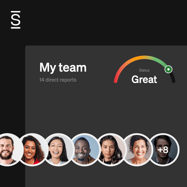 Diversity in communication - team sentiment measurement accompanied with headshots of team members