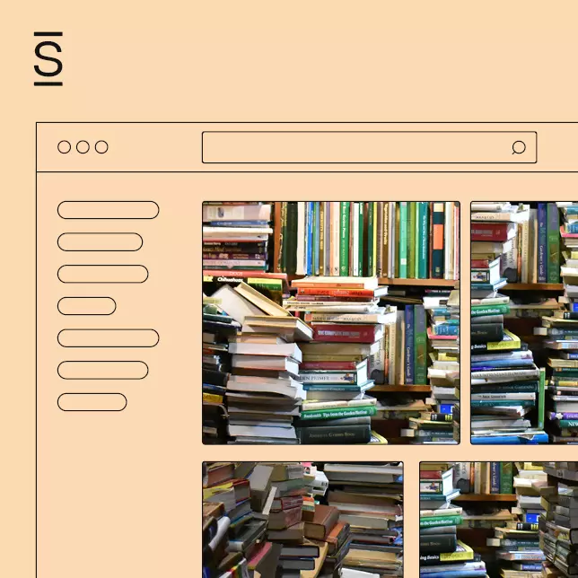 Digital hoarding - photographs of tall stacks of books