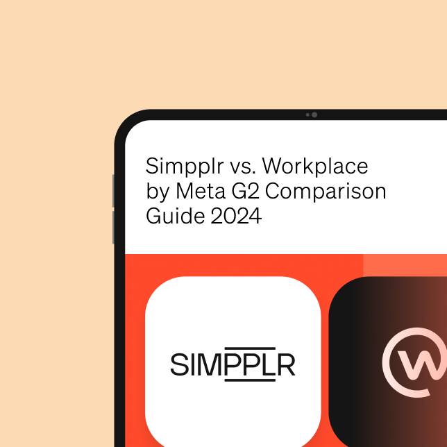 Simpplr vs. Workplace by Meta G2 guide