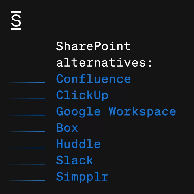 SharePoint alternatives list, including Simpplr