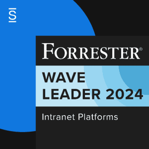 Intranet platforms - Forrester Wave Leader 2024 logo