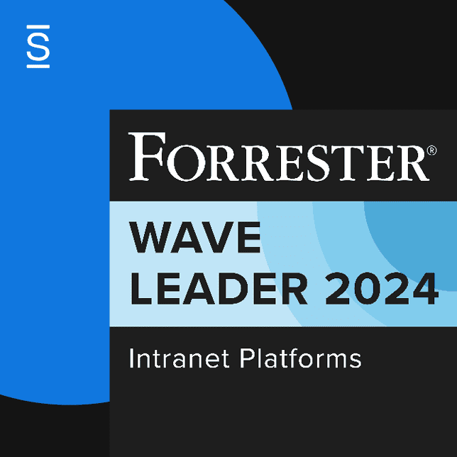 Intranet platforms - Forrester Wave Leader 2024 logo