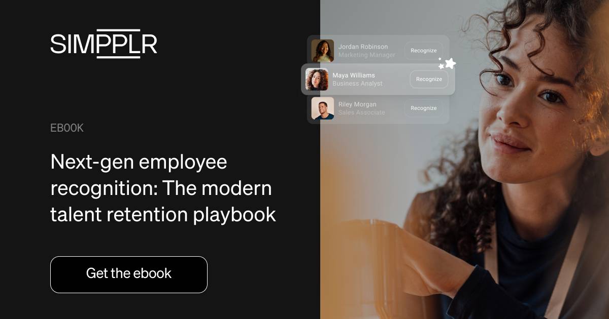 Simpplr Employee Recognition Talent Retention Ebook